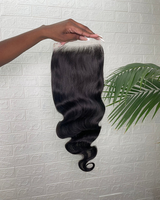 6x6 HD Lace closure - body wave front