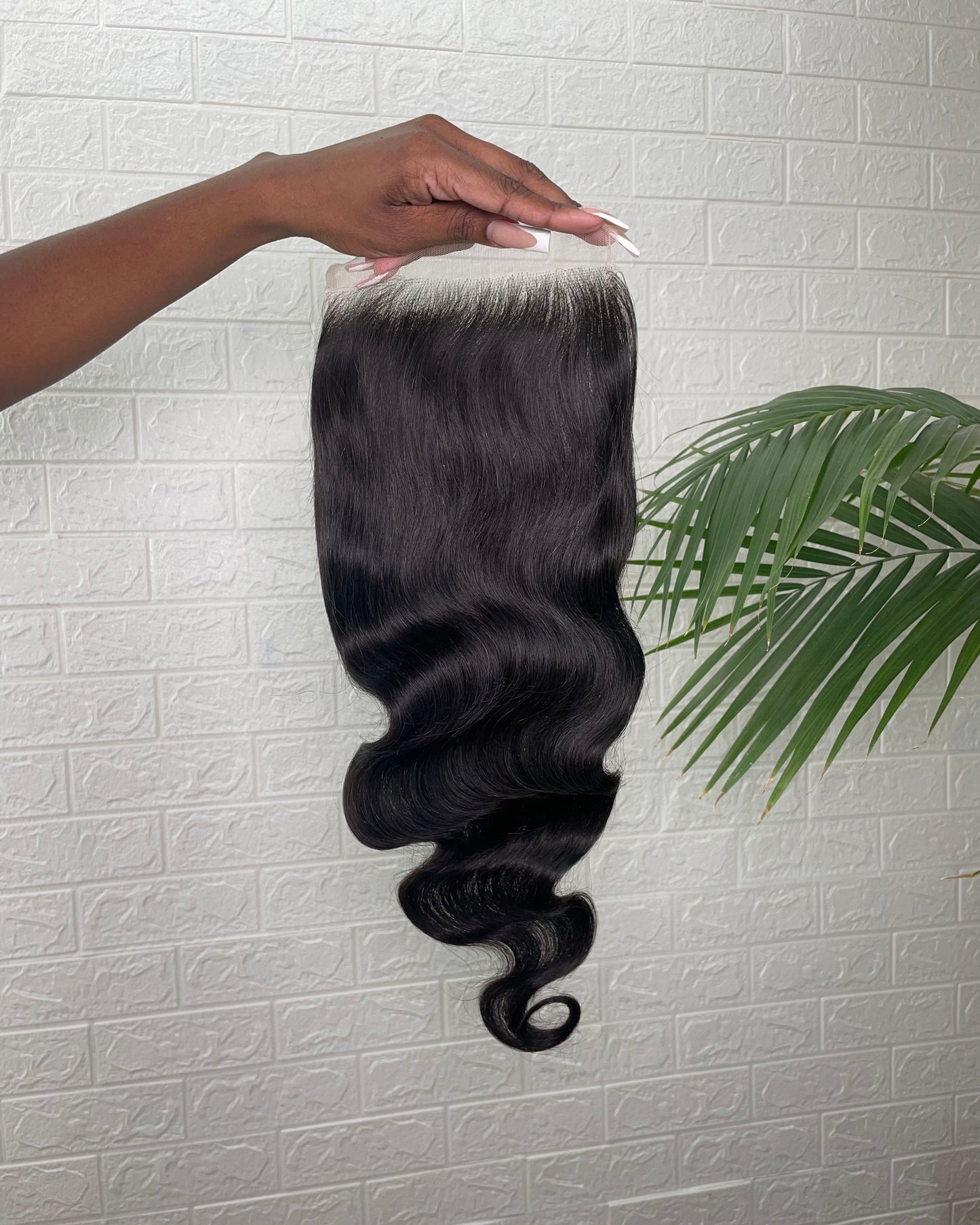 6x6 Lace closure - body wave front