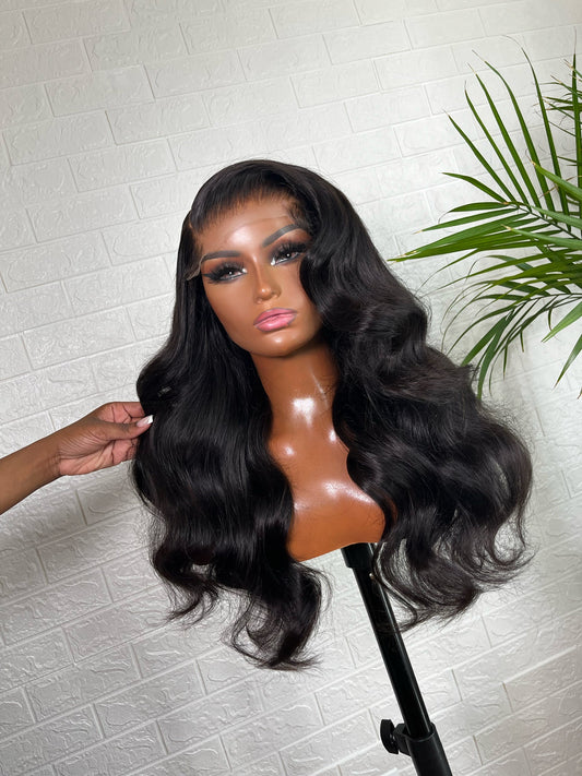 glueless wig, hd 6x6 body wave, aaliyah side